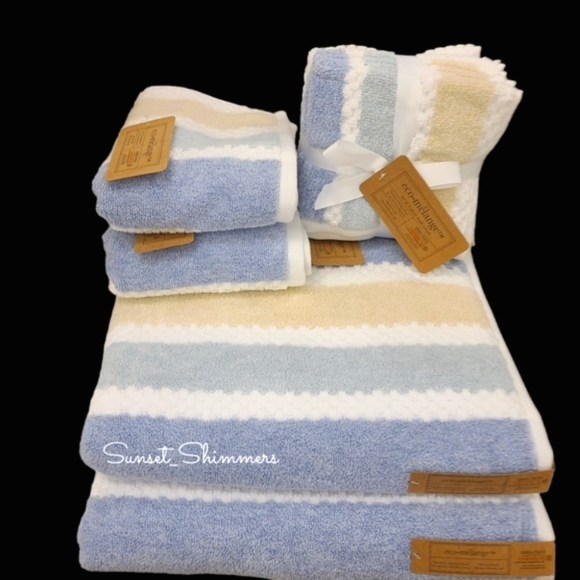 Eco Melange Bath Pc Eco Melange 2 Bath 2 Hand 6 Washcloth Towel Set